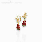 Flaming Heart - Earrings